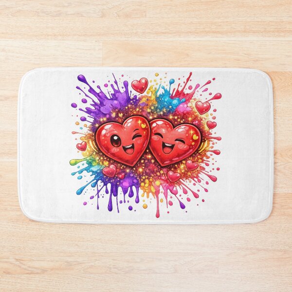 Item preview, Joyful Beating Hearts Illustration | Love & Happiness Artwork designed and sold by thesmilngnature.