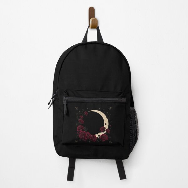 Item preview, Gothic Witchy Crescent Moon with Dark Roses designed and sold by ogduckboy.