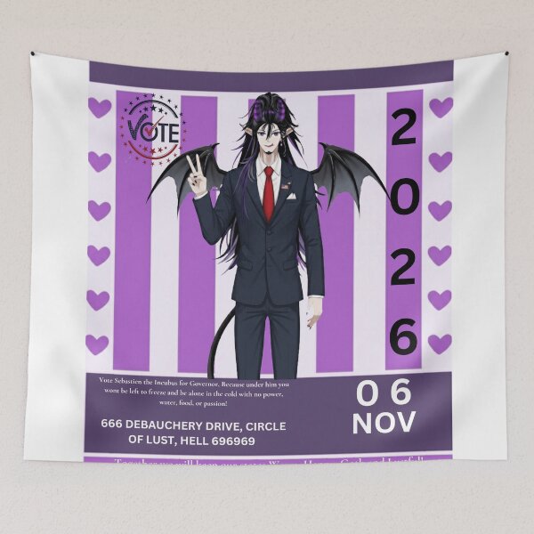 Item preview, Sebastien for Governor 2026 w/ TopKnot designed and sold by The Incubus Cult Merch Store.