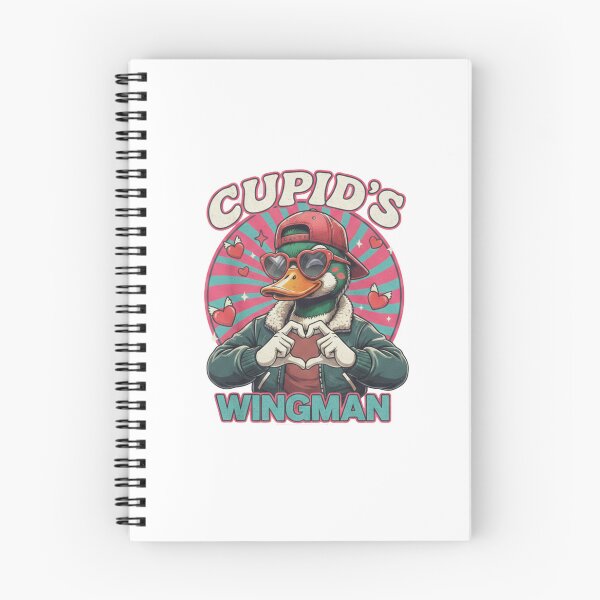 Item preview, Cupid's Wingman Mallard Duck — Funny Valentine's Day Duck with Heart Sunglasses designed and sold by Colorful-Garden.
