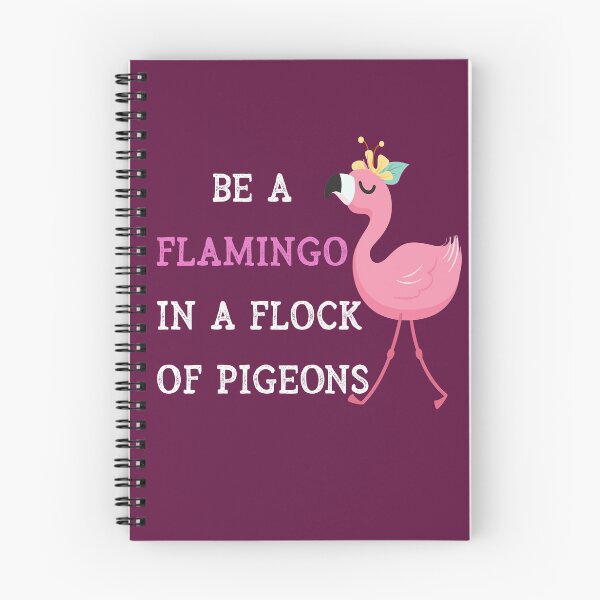 Item preview, Be a Flamingo in a Flock of Pigeons T Shirt designed and sold by Inna-Buhayko.