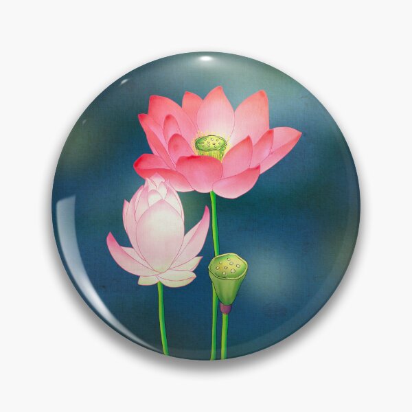 Item preview, Moonlight Serenity: Pink Lotus at Night  designed and sold by QamarART Paintings.