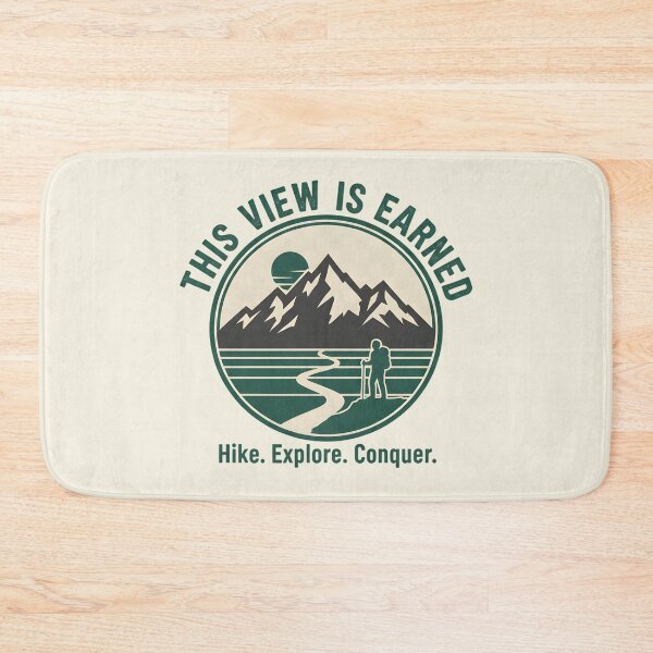 Item preview, This View Is Earned Hiking designed and sold by Ink Magic.
