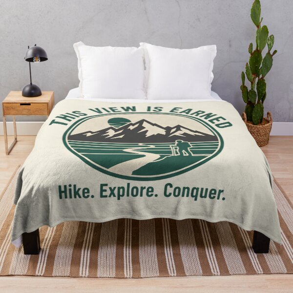Item preview, This View Is Earned Hiking designed and sold by Ink Magic.