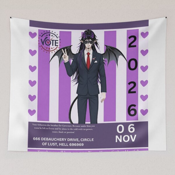 Item preview, Sebastien for Governor 2026 Top knot w/Shades designed and sold by The Incubus Cult Merch Store.