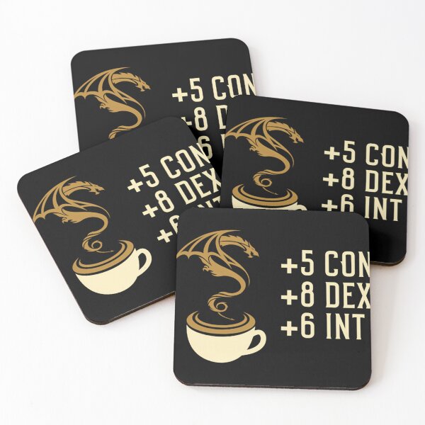 Item preview, Coffee Stats For Roleplaying And Larping Tabletop designed and sold by GoatCWB.