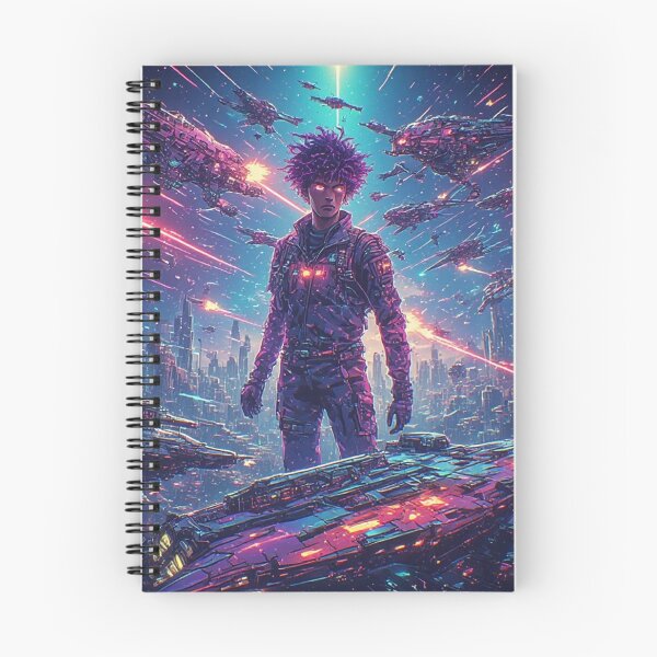 Item preview, Primary: Neon Overdrive: The Lost Synthwave Space Opera  Alternative: Cyber-Psychedelic Chaos: A Retro-Futurist Dreamscape designed and sold by Design Repo.