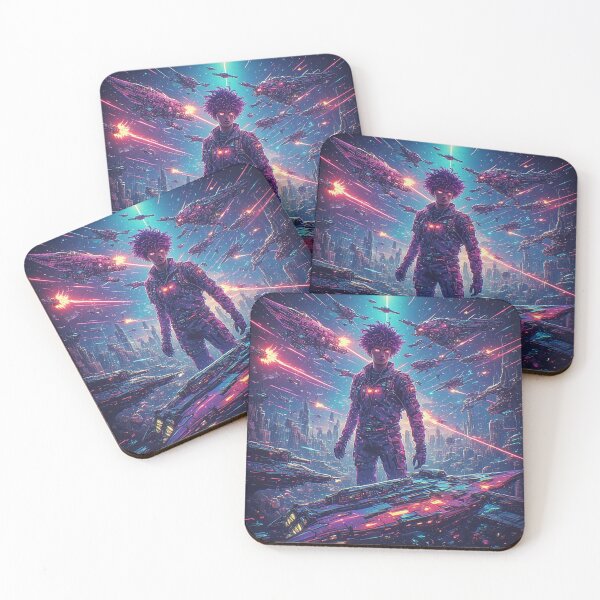 Item preview, Primary: Neon Overdrive: The Lost Synthwave Space Opera  Alternative: Cyber-Psychedelic Chaos: A Retro-Futurist Dreamscape designed and sold by Design Repo.