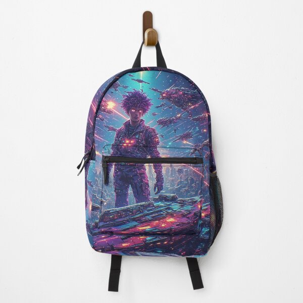 Item preview, Primary: Neon Overdrive: The Lost Synthwave Space Opera Alternative: Cyber-Psychedelic Chaos: A Retro-Futurist Dreamscape designed and sold by Design Repo.