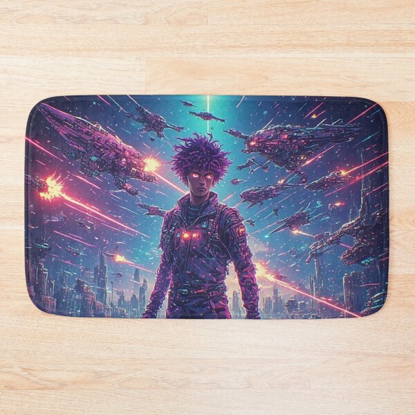 Item preview, Primary: Neon Overdrive: The Lost Synthwave Space Opera  Alternative: Cyber-Psychedelic Chaos: A Retro-Futurist Dreamscape designed and sold by Design Repo.