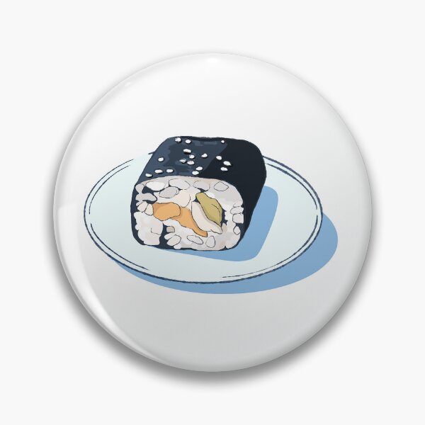 Item preview, Gimbap Korean Seaweed Rice Roll Illustration designed and sold by morimist.
