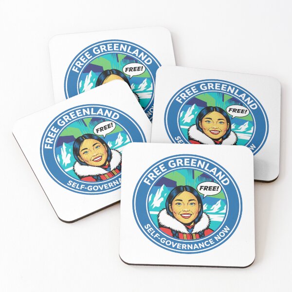 Item preview, Free Greenland Independence Movement - Retro Pop Art Inuit Woman Design designed and sold by Kubala.