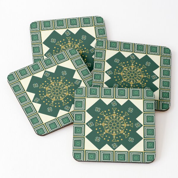 Item preview, Emerald & Gold Luxury Ethnic Scarf designed and sold by podprapa.