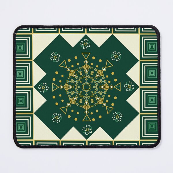 Item preview, Emerald & Gold Luxury Ethnic Scarf designed and sold by podprapa.