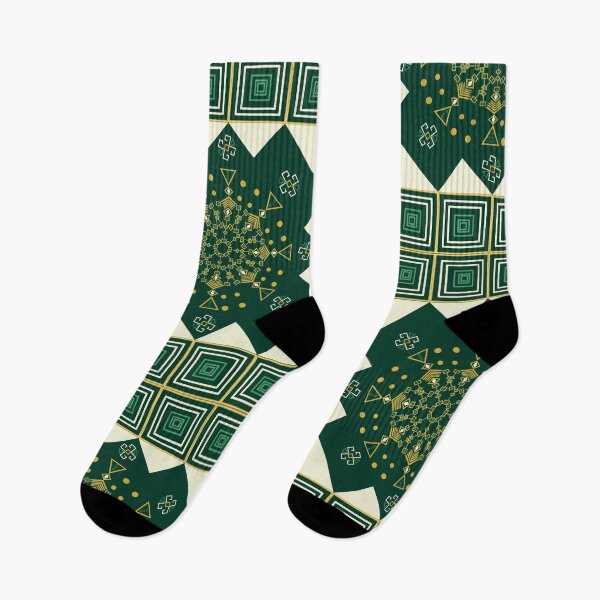 Item preview, Emerald & Gold Luxury Ethnic Scarf designed and sold by podprapa.