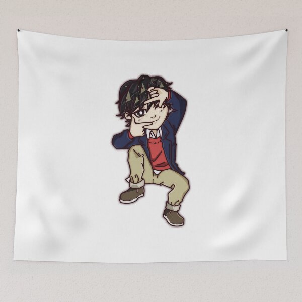 Item preview, Banana Fish Casual Boy Cool Sitting Pose designed and sold by Ciraillard.