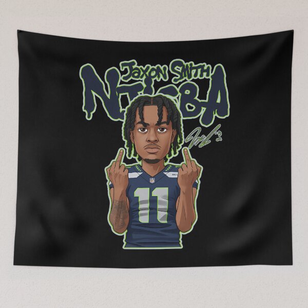 Item preview, Jaxon Smith Njigba Middle Finger Cartoon designed and sold by Lacolt.