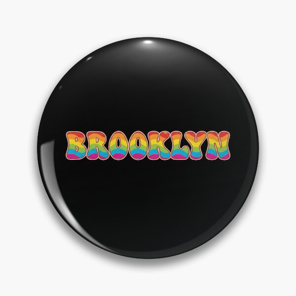 Item preview, ❤️ Brooklyn Personalized Name Wavy Retro Shirt, Coffee Mug, Sticker Gift designed and sold by HelixPedia.