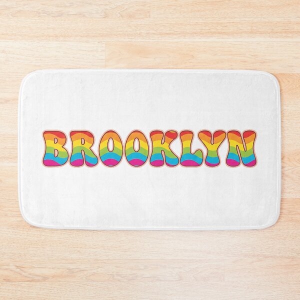Item preview, ❤️ Brooklyn Personalized Name Wavy Retro Shirt, Coffee Mug, Sticker Gift designed and sold by HelixPedia.