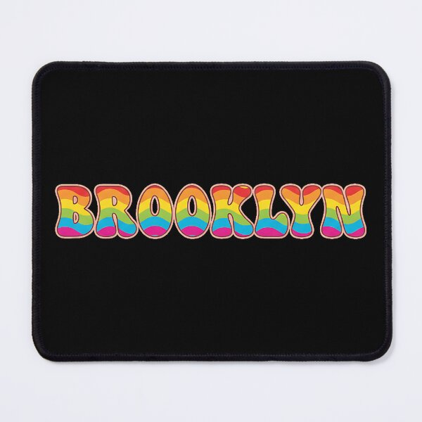 Item preview, ❤️ Brooklyn Personalized Name Wavy Retro Shirt, Coffee Mug, Sticker Gift designed and sold by HelixPedia.