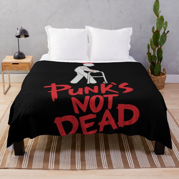 Item preview, Punk's Not Dead, Old Punk Rocker with Walker designed and sold by Wilfridneal.