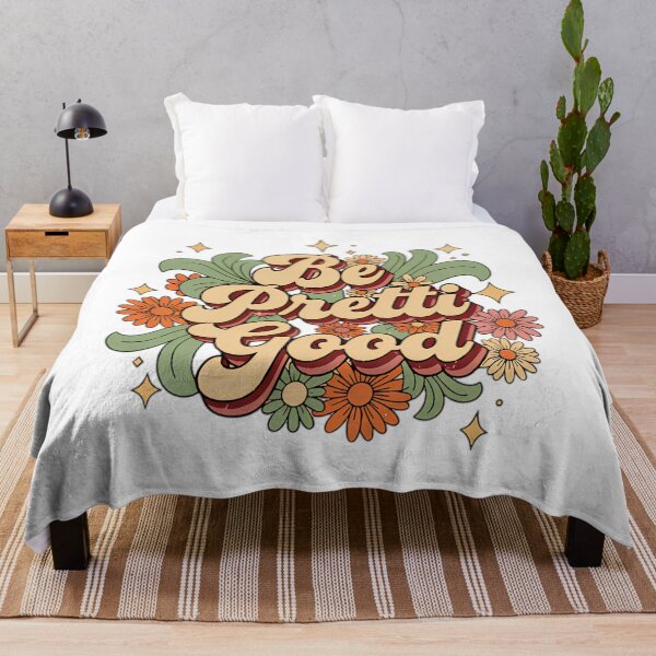 Item preview, Be Pretti Good Floral Daisy Retro Positivity designed and sold by M-Andrews.