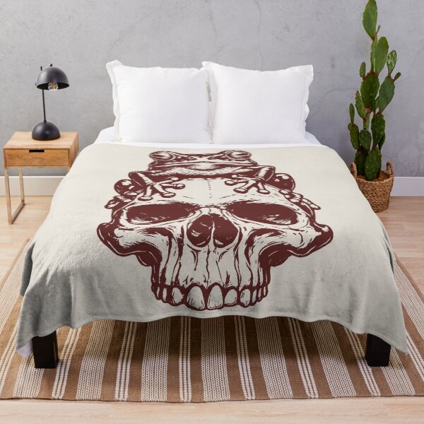 Item preview, Frog on Skull Gothic Nature Illustration designed and sold by Eh Plus Designs.