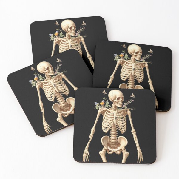 Item preview, Floral Skeleton Botanical Art designed and sold by ogduckboy.