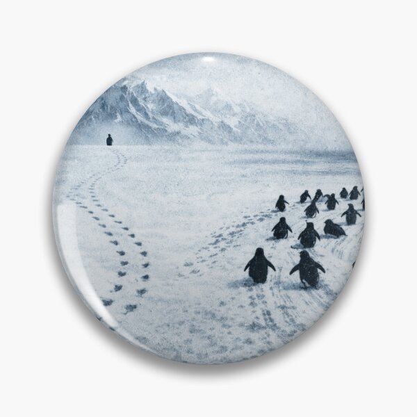 Item preview, Nihilist Penguin Winter Path – Existential Penguin Art Design designed and sold by Rlyehinmate.