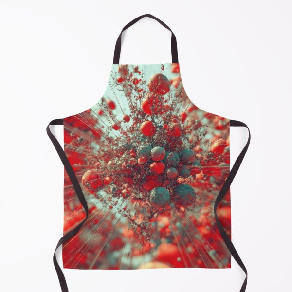Item preview, Red Matter Explosion – Chaos & Particles Abstract designed and sold by B-Russ-Stuff.