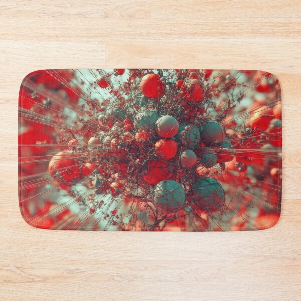 Item preview, Red Matter Explosion – Chaos & Particles Abstract designed and sold by B-Russ-Stuff.