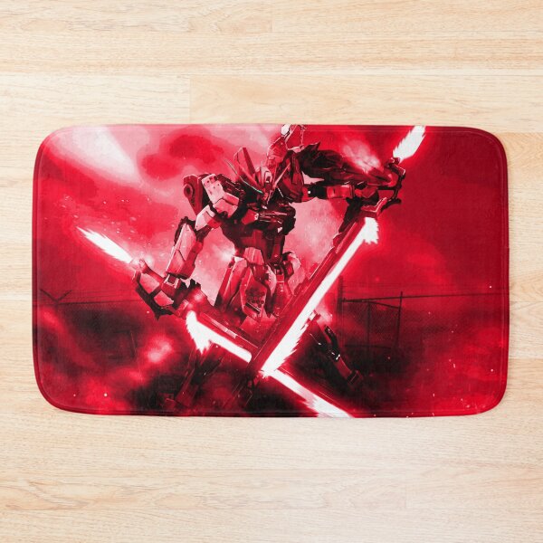 Item preview, red frame aile strike gundam seed kira yamato digital illustration designed and sold by sabartgunpla.