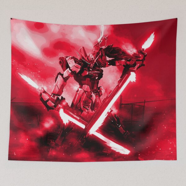 Item preview, red frame aile strike gundam seed kira yamato digital illustration designed and sold by sabartgunpla.