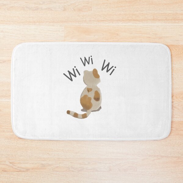 Item preview, Wi Wi Wi Cute Cat Illustration designed and sold by Meenova Art.