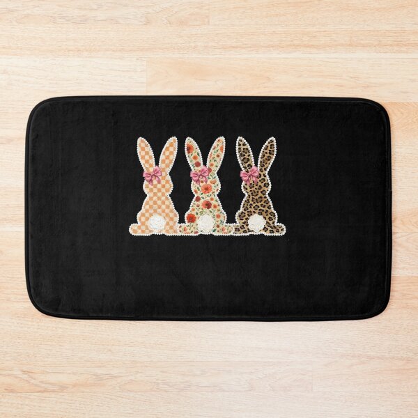 Item preview, Coquette Easter Bunnies Leopard Bow designed and sold by Deaklaszlo.
