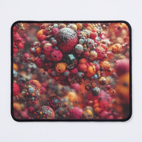 Item preview, Atomic Coral Cluster – Red & Orange Macro Abstract designed and sold by B-Russ-Stuff.
