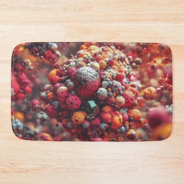 Item preview, Atomic Coral Cluster – Red & Orange Macro Abstract designed and sold by B-Russ-Stuff.