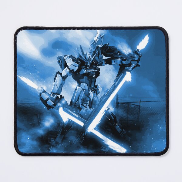 Item preview, blue frame aile strike gundam seed kira yamato digital illustration designed and sold by sabartgunpla.