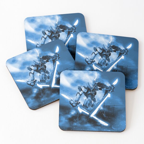 Item preview, blue frame aile strike gundam seed kira yamato digital illustration designed and sold by sabartgunpla.