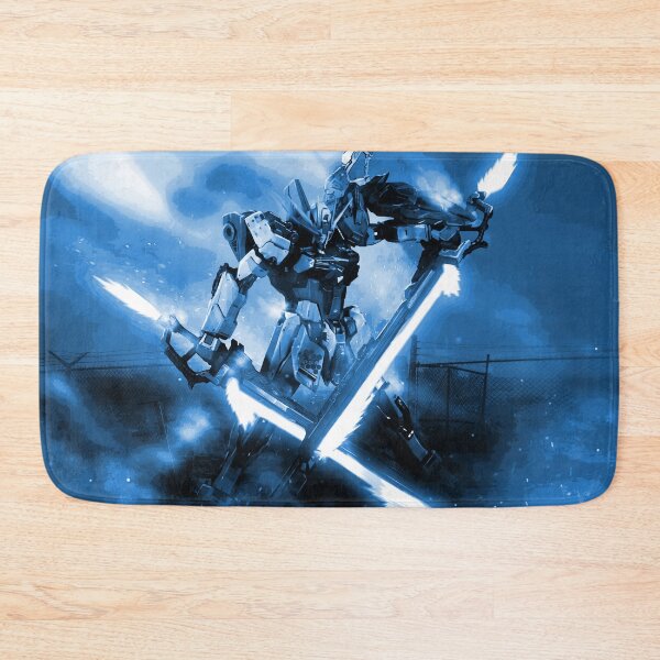 Item preview, blue frame aile strike gundam seed kira yamato digital illustration designed and sold by sabartgunpla.