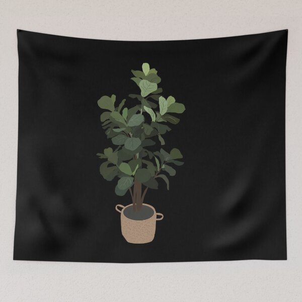 Item preview, Fiddle Leaf Fig Plant Illustration designed and sold by crcdhmdefr20.