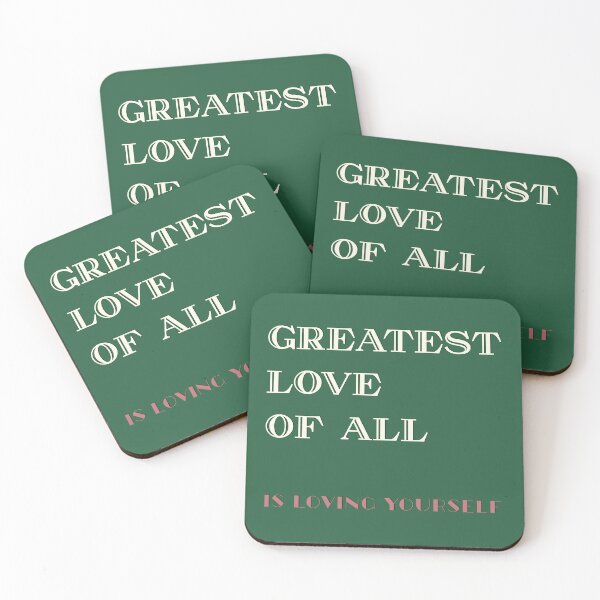 Item preview, Greatest Love of All – Retro Soul Self Love Typography designed and sold by mycreastyle.