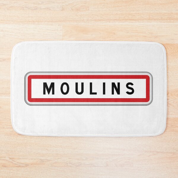 Item preview, Town entrance sign for Moulins – Allier, Auvergne-Rhône-Alpes designed and sold by Panneaux et signalisations - NPOITEVIN.