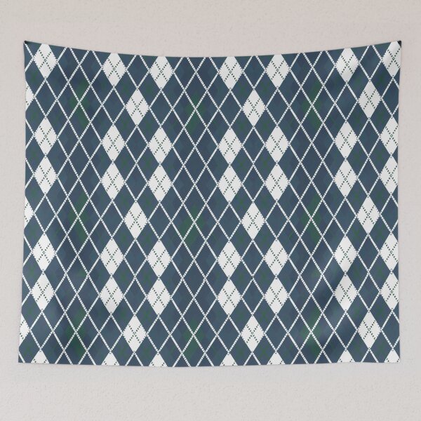 Item preview, Navy Blue Argyle Golf Pattern | Classic Preppy Seamless Diamond Design designed and sold by Tamas Das.