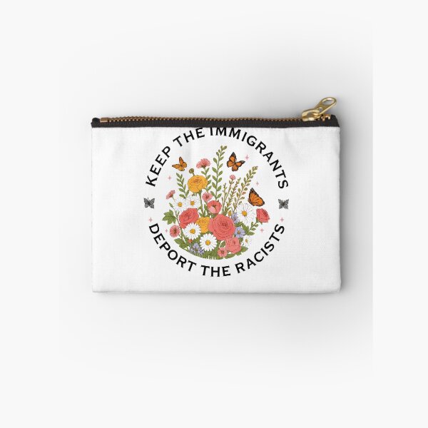 Item preview, Keep the Immigrants Deport the Racists : Wildflower Protest designed and sold by Deaklaszlo.
