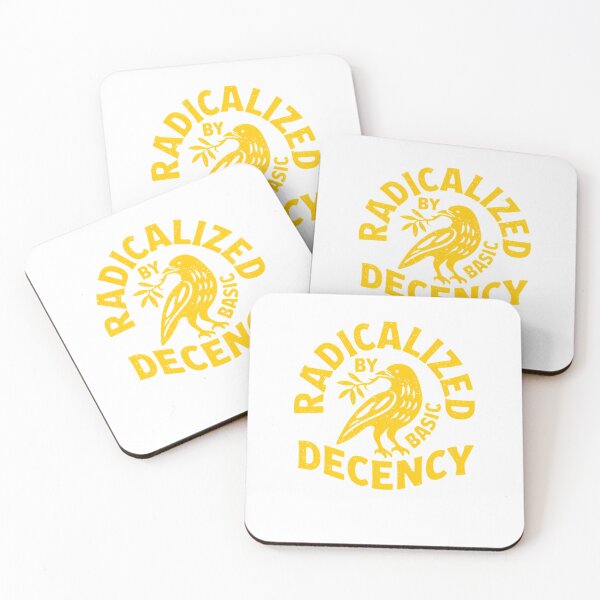 Item preview, radicalized by basic decency social justice activist anti-trump liberal leftist basic decency never trump no nazis democracy socialist designed and sold by MichaelReuban1.