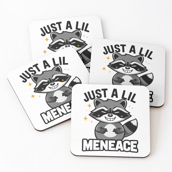 Item preview, Just a Lil Menace Funny Raccoon Shirt | Cute Chaos Humor designed and sold by MotivaChic.