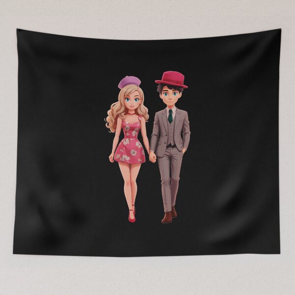 Item preview, Margot Robbie and Cillian Murphy couple up in Barbenheimer  designed and sold by Markparkman.