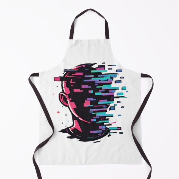 Item preview, Digital Identity Glitch – Cyberpunk Portrait Art designed and sold by myforestfog.