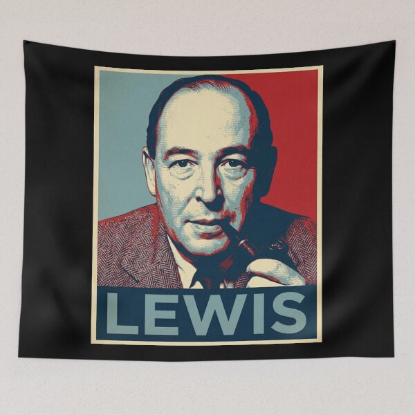 Item preview, C.S. Lewis Mere Christianity Hope Style Poster Art  designed and sold by Anya Byron.